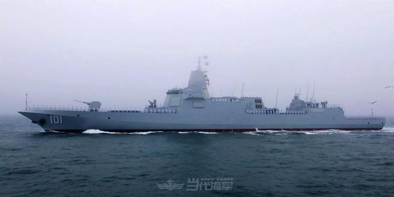 中国海军新篇章，055型驱逐舰的建造历程，中国海军新篇章，055型驱逐舰建造历程揭秘