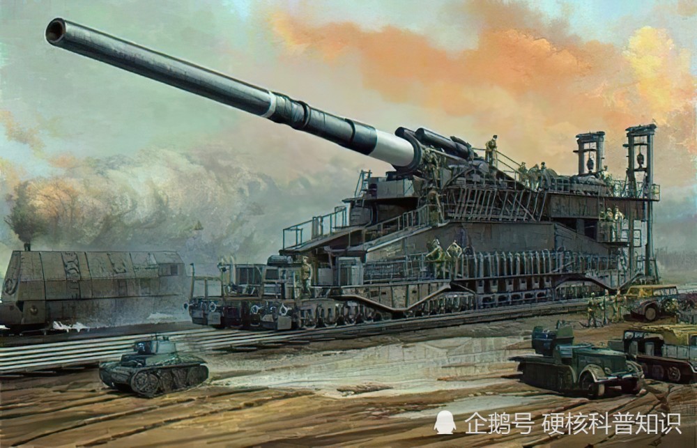 古斯塔夫巨炮简单帅气绘画教程，古斯塔夫巨炮帅气绘画教程，简单几步展现风采
