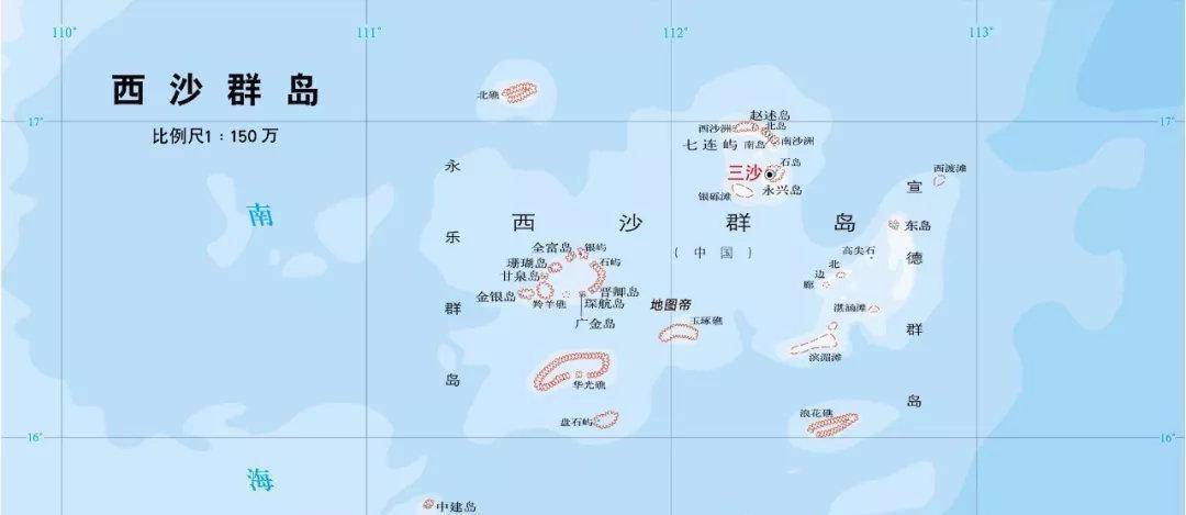 中国南海南沙群岛地图，揭示南海之心的魅力与重要性，南海之心，南沙群岛地图揭示其魅力与重要性