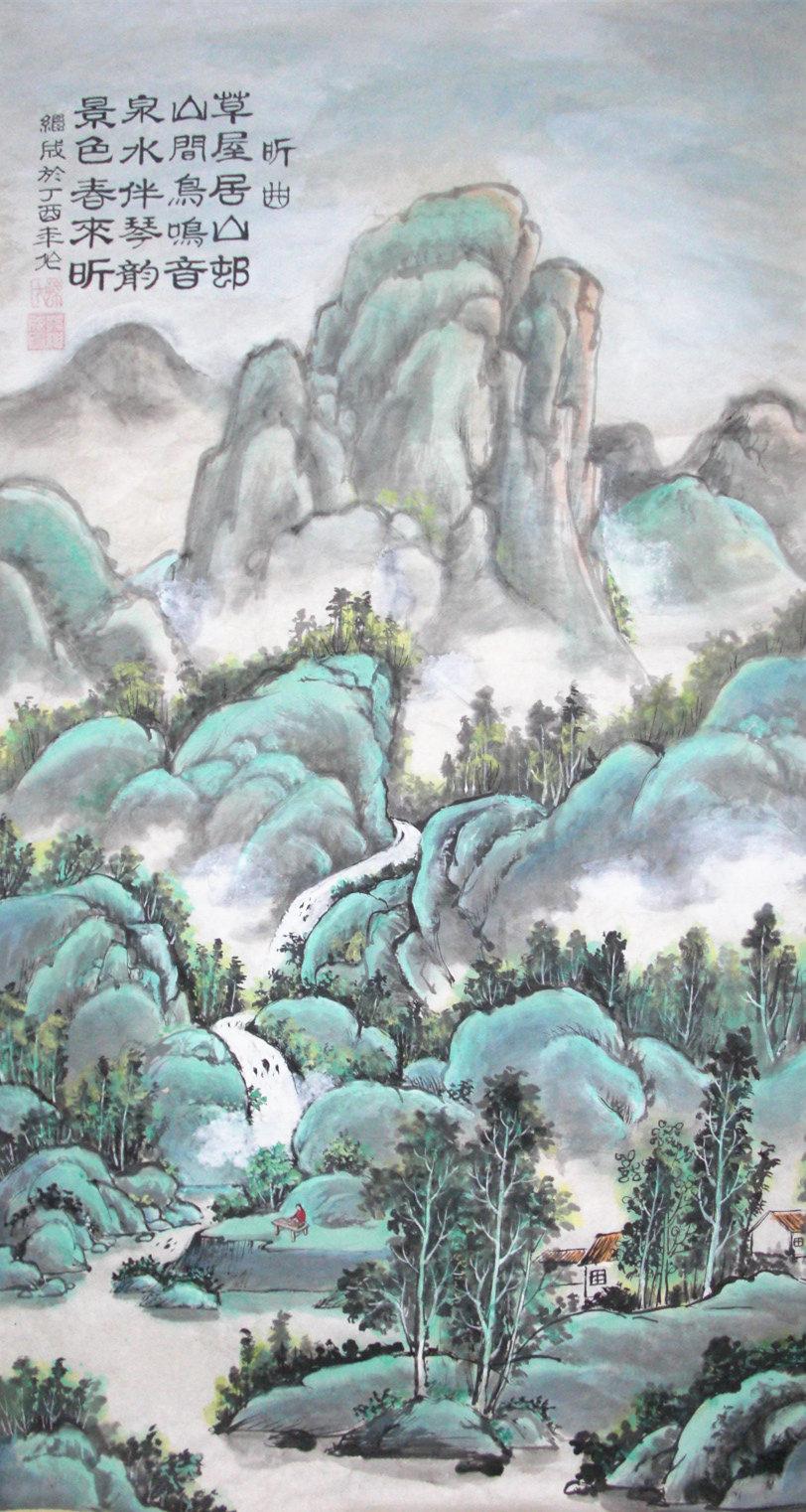 纪念抗美援朝七十周年国画，历史与艺术的融合，抗美援朝七十周年国画，历史与艺术的完美融合纪念画作亮相！