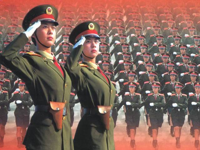 中国女兵方队身高揭秘，一道独特的风景线，中国女兵方队身高揭秘，独特风景线展英姿