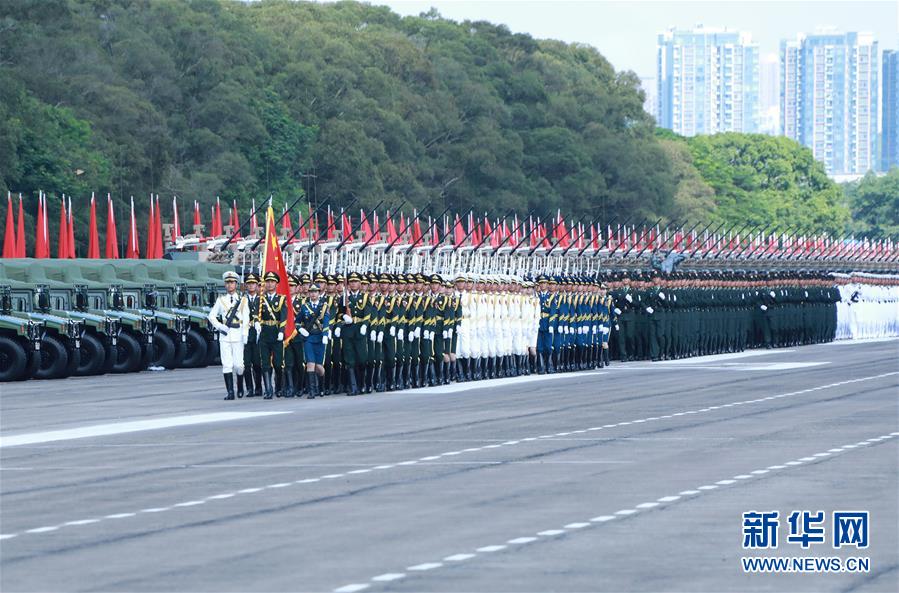 驻港部队阅兵仪式，展现国家力量与荣耀，驻港部队阅兵仪式，展现国家力量与荣耀的壮丽瞬间