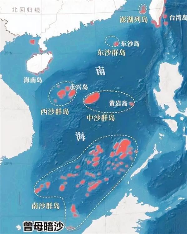 南海岛礁概览