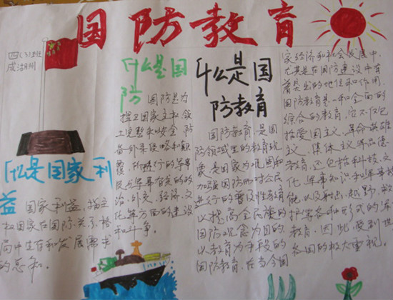 国防教育知识宣传手抄报，塑造全民国防意识的重要载体，国防教育知识宣传手抄报，塑造全民国防意识的重要载体