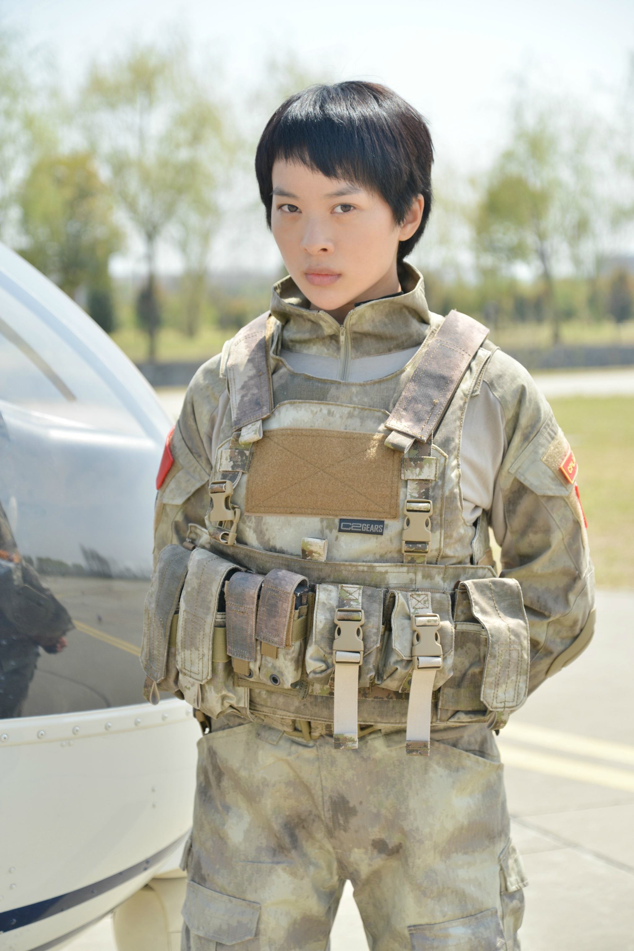 军事频道女主持人欧阳倩，一位闪耀在荧屏的军旅之花，军事频道女主持人欧阳倩，荧屏上的军旅之花
