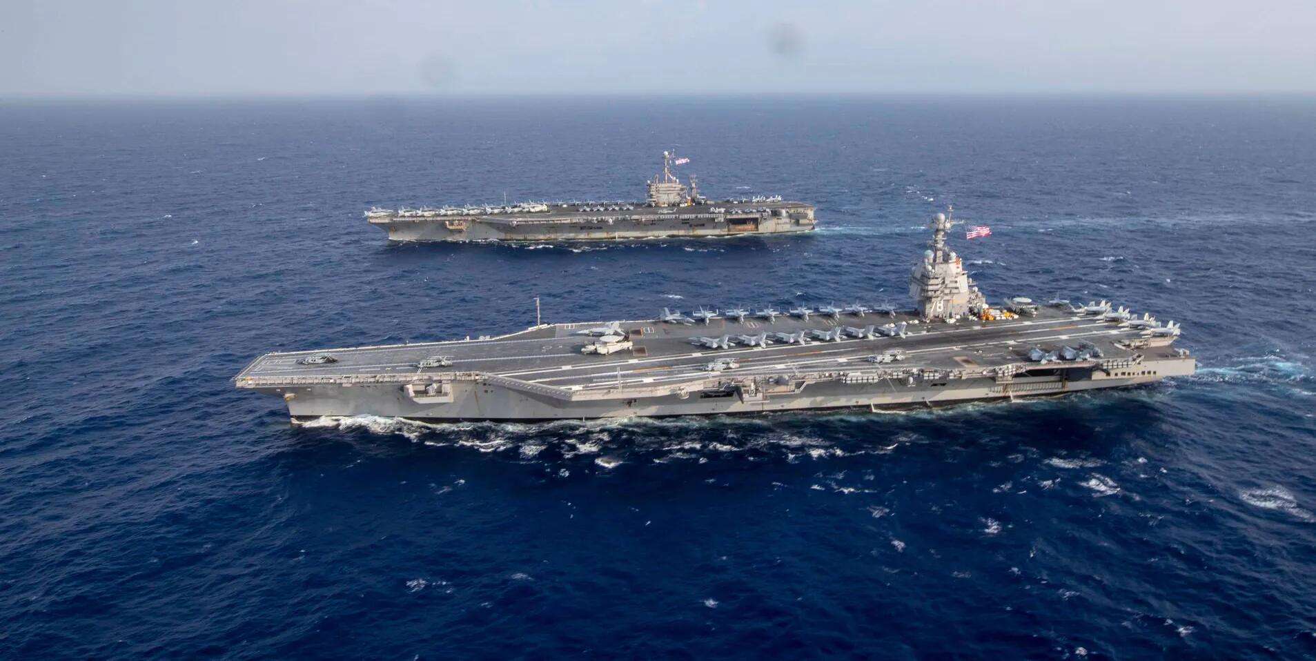 福特号航空母舰，美国航母力量的新里程碑，美国航母力量新里程碑，福特号航空母舰