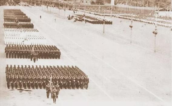 历史记忆，回顾1953年首次阅兵方阵，1953年首次阅兵方阵，历史记忆回顾