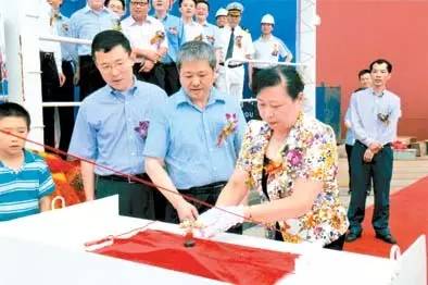 中国新船下水仪式，传统与现代的交融，中国新船下水仪式，传统与现代的完美交融