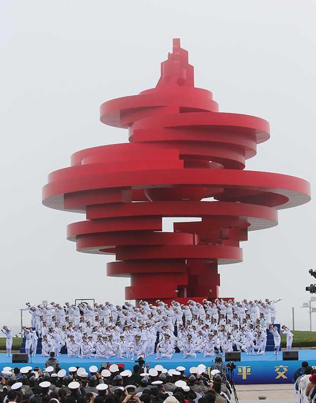 人民海军70周年，辉煌历程与未来展望，人民海军70周年庆典，辉煌历程与未来展望