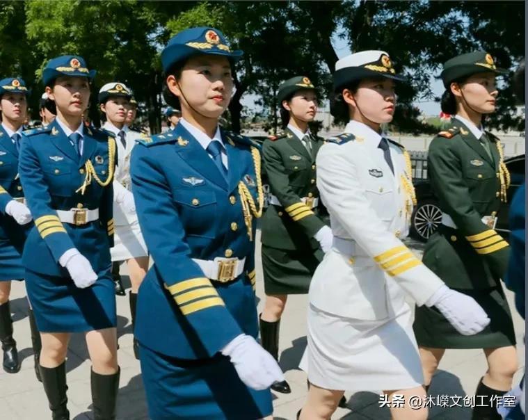 各国女仪仗兵，突破传统，展现风采，各国女仪仗兵风采，突破传统，尽显英姿