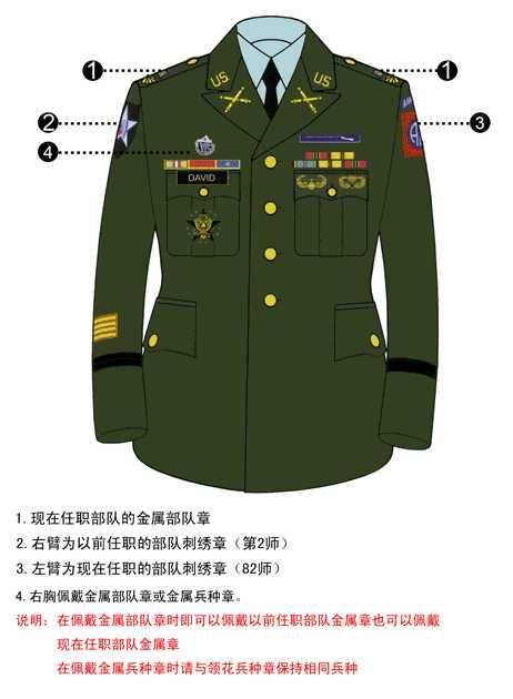 军装胸前熠熠生辉的徽章，荣耀与责任的象征，军装徽章，荣耀与责任的象征