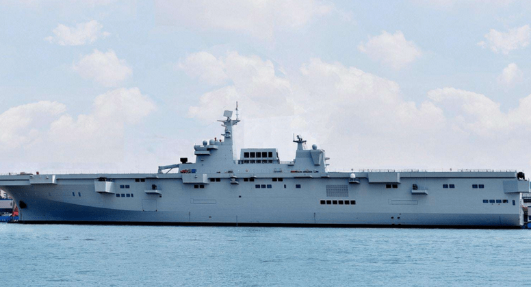 中国海军新篇章，075型两栖攻击舰第五舰的崛起，中国海军新篇章，075型两栖攻击舰第五舰崭露头角