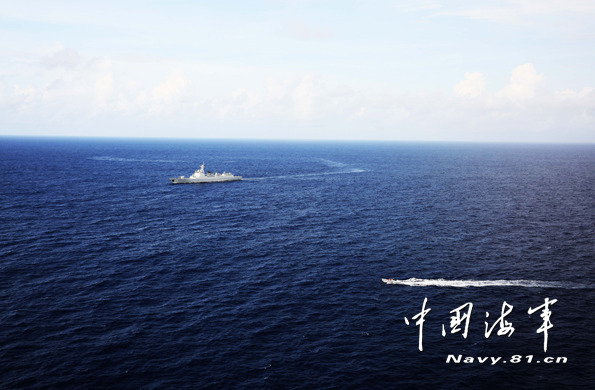 合肥舰护航，中国海军力量的骄傲与担当，合肥舰护航，中国海军力量的荣耀与担当