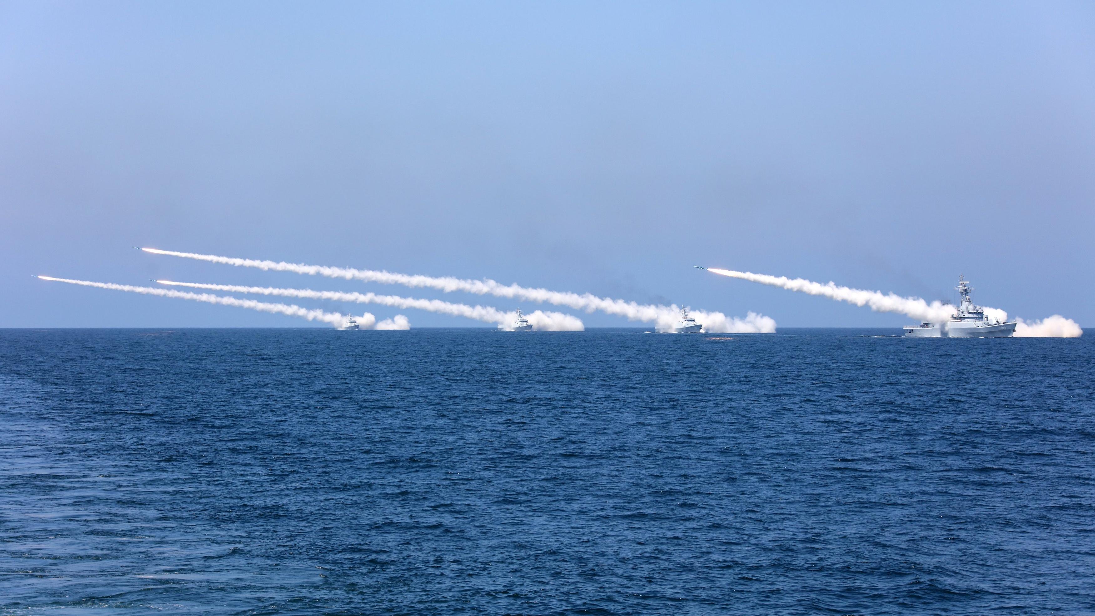 中国海军节海上军演，展示力量与决心，中国海军节军演，展示力量与决心的海上盛宴
