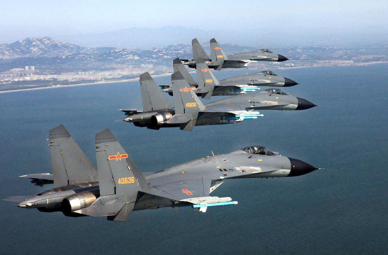 中国空军战机概览，中国空军战机全景展示