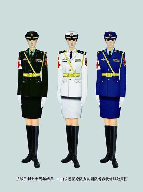 中国各军种服装图片,历史、特色与演变,中国各军种服装,历史、特色与演变图片展示