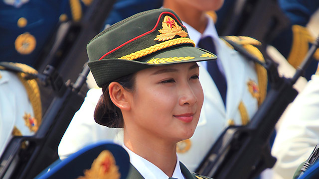 三军仪仗队图片女兵,荣耀与骄傲的象征,三军仪仗队女兵风采,荣耀与骄傲的象征图片集萃