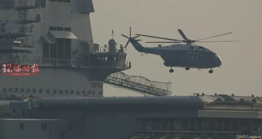直-18在国产航母上的壮丽降落,国产航母上的直-18壮丽降落瞬间