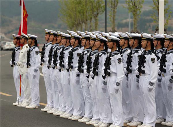 庆祝人民海军成立——光荣历程与辉煌成就,庆祝人民海军成立,光荣历程与辉煌成就展启幕