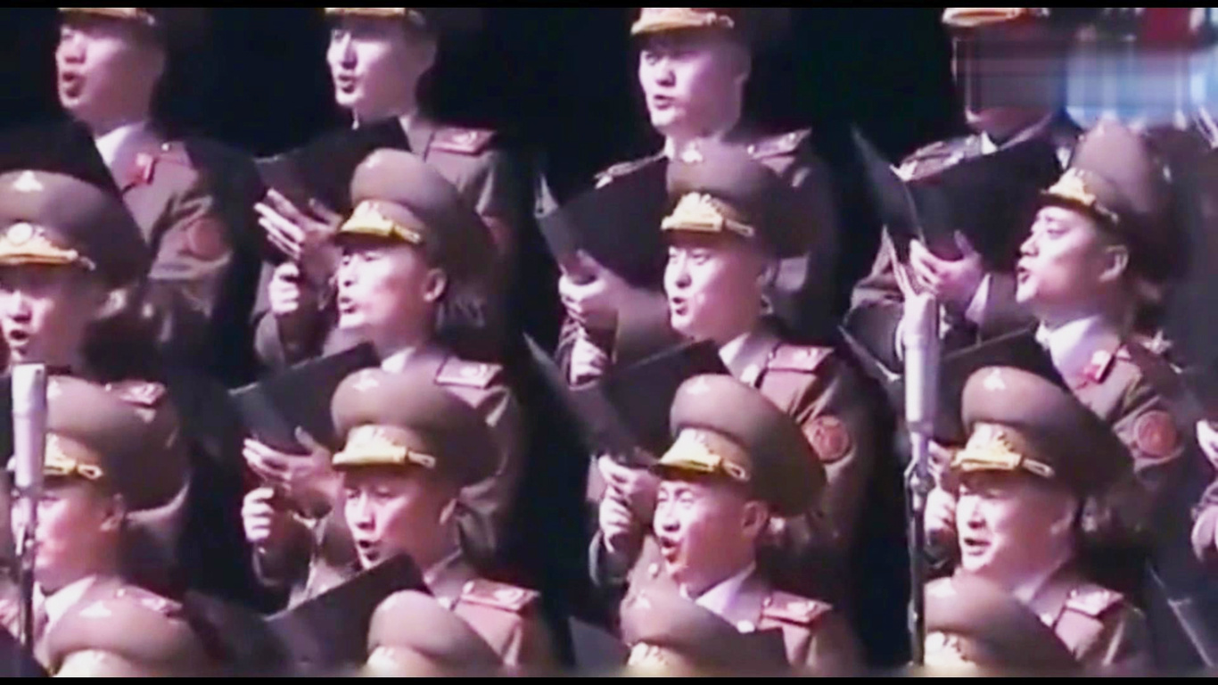 朝鲜歌舞团唱响抗美援朝战歌,历史与现代的交融,朝鲜歌舞团演绎抗美援朝战歌,历史与现代的交响乐章